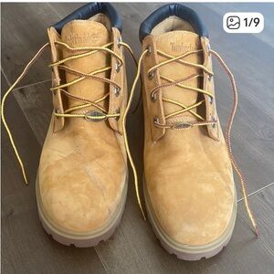 Women’s Timberland Wheat Nubuck Work Boots Size 9